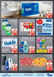 Gazetka promocyjna Edeka - Prospekte - Gazetka - ważna od 30.05 do 30.05.2026 - strona 25 - produkty: bio, biozidprodukte, coupon, coupons, Discreet, duschgel, eis, elmex, meridol, nivea, Odol, payback, Rauch, reis, rwe, Tasche, taschen, taschentücher, Tempo, Ti, tücher, ZTE