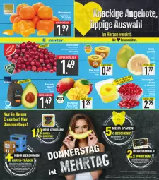 Gazetka promocyjna E Center - Angebote der Woche - Gazetka - ważna od 25.02 do 25.02.2023 - strona 3 - produkty: ananas, apfel, avocado, bio, eis, ente, frucht, grana, granatapfel, granatapfelkerne, honig, Honigpomelo, kiwi, Kiwi Gold, mandarine, mandarinen, mango, nuss, Pomelo, Rana, reis, super-knüller, tafeltrauben, trauben