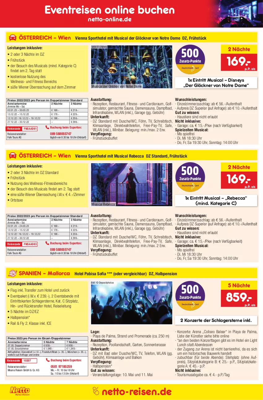 Aktueller Prospekt Netto Marken-Discount - Filial-Angebote - von 27.12 bis 31.12.2022 - strona 46 - produkty: abis, anreisetermine, aust, axe, Bad, Bau, buch, Dior, disney, dusche, eis, ente, Garten, HP, pool, reis, reiseveranstalter, rezept, schreibtisch, sim, Sport, Stier, telefon, Ti, Tiere, tisch, uhr, Venta, wiener