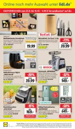 Gazetka promocyjna Lidl - Wochen-Highlights im Onlineshop - Gazetka - ważna od 09.10 do 09.10.2022 - strona 2 - produkty: angebot, angebote, auto, Behälter, eis, eiswürfel, Elektro, elle, ernesto, fisch, fleisch, fritteuse, gefrierkombination, Heißluftfritteuse, kaffee, leine, LG, messer, messerblock, ndk, reis, rel, Schal, Schale, schneidebrett, silvercrest, smartphone, spülmaschinen, tablet, telefon, Ti, Tiere, touchscreen, uhr, wasser, wassertank, würfel