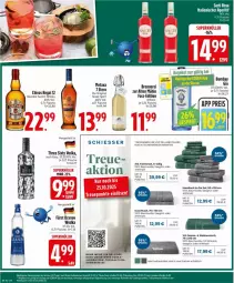 Gazetka promocyjna Edeka - Prospekte - Gazetka - ważna od 18.10 do 18.10.2025 - strona 20 - produkty: Bau, baumwolle, blended scotch, blended scotch whisky, deka, duschtuch, elle, flasche, handtuch, regal, scotch, scotch whisky, teller, Three Sixty, Ti, tuc, vodka, Wellnesstuch, whisky, wolle