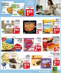 Gazetka promocyjna Edeka - Prospekte - Gazetka - ważna od 18.10 do 18.10.2025 - strona 9 - produkty: agrarfrost, Becher, beere, beeren, beutel, bio, coppenrath, cremissimo, daim, deka, eis, filet, filets, frucht, gorgonzola, himbeer, himbeere, himbeeren, Käse, kuchen, lachs, langnese, milka, nuii, oreo, penne, sahne, schoko, schokolade, sim, Ti, toblerone, torte, tortelloni, zucker