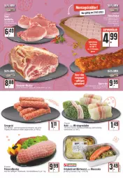 Gazetka promocyjna Edeka - Angebote der Woche - Gazetka - ważna od 01.04 do 01.04.2023 - strona 7 - produkty: braten, eis, fleisch, hackfleisch, knoblauch, küche, Küchen, Mett, mettwurst, Moussaka, paprika, pute, Putenrollbraten, rind, rinder, rollbraten, rouladen, saft, Schal, Schale, schwein, schweine, Schweinehackfleisch, Ti, wein, weine, Wirsing, wurst