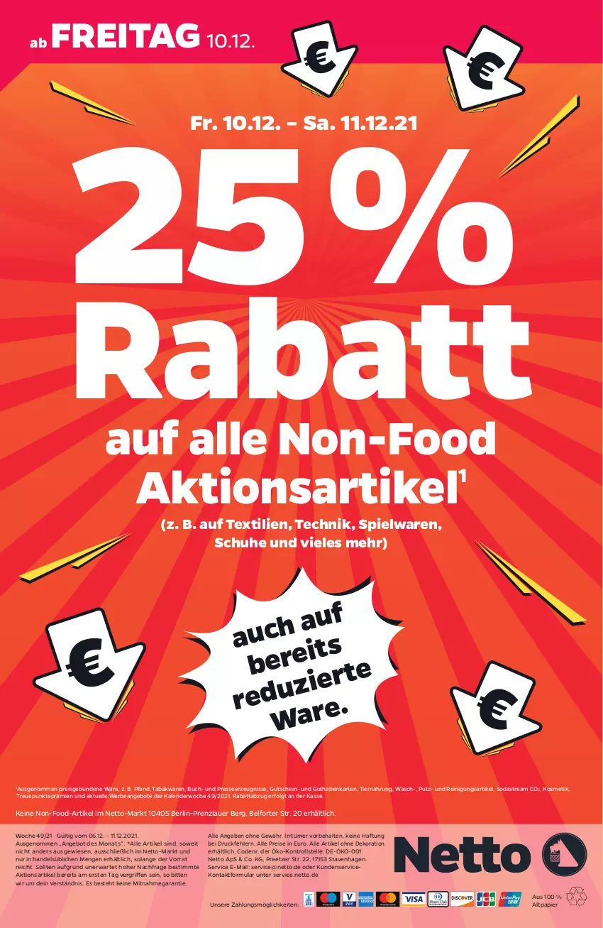 Aktueller Prospekt Netto - Angebote ab Montag - von 06.12 bis 11.12.2021 - strona 32