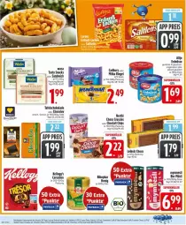 Gazetka promocyjna Edeka - Prospekte - Gazetka - ważna od 28.03 do 28.03.2026 - strona 12 - produkty: beutel, bihophar, bio, cerealien, chips, choclait chips, choco crossies, crossies, deka, eis, erdnüsse, gewürz, kellogg's, leibniz, milka, müsli, reis, riegel, saltletts, salz, sandwich, schoko, schokolade, snack, snacks, tafelschokolade, ültje, ültje erdnüsse, wasa, ZTE