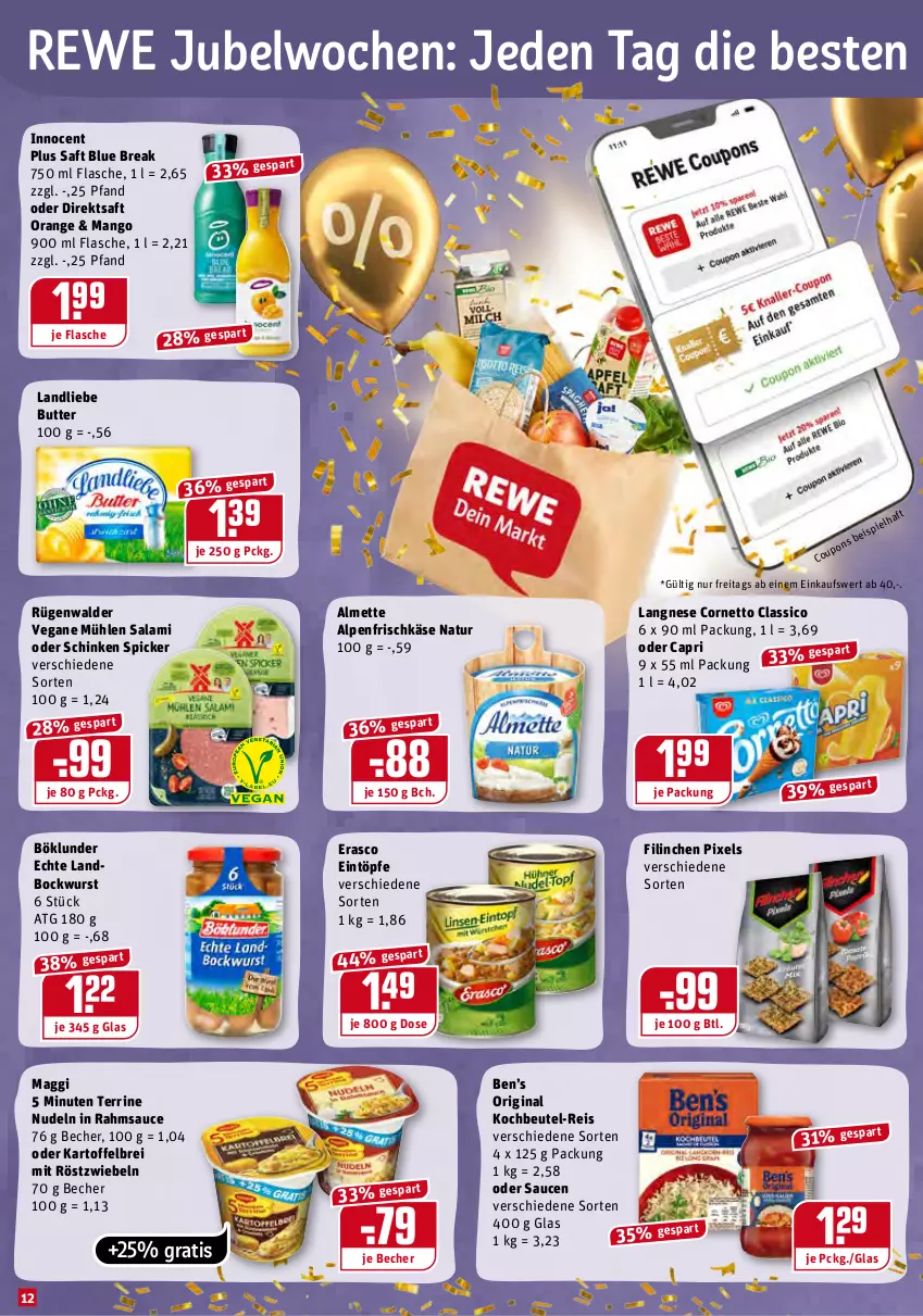 Aktueller Prospekt Rewe - Diese Woche im Angebot! - von 04.10 bis 09.10.2021 - strona 12