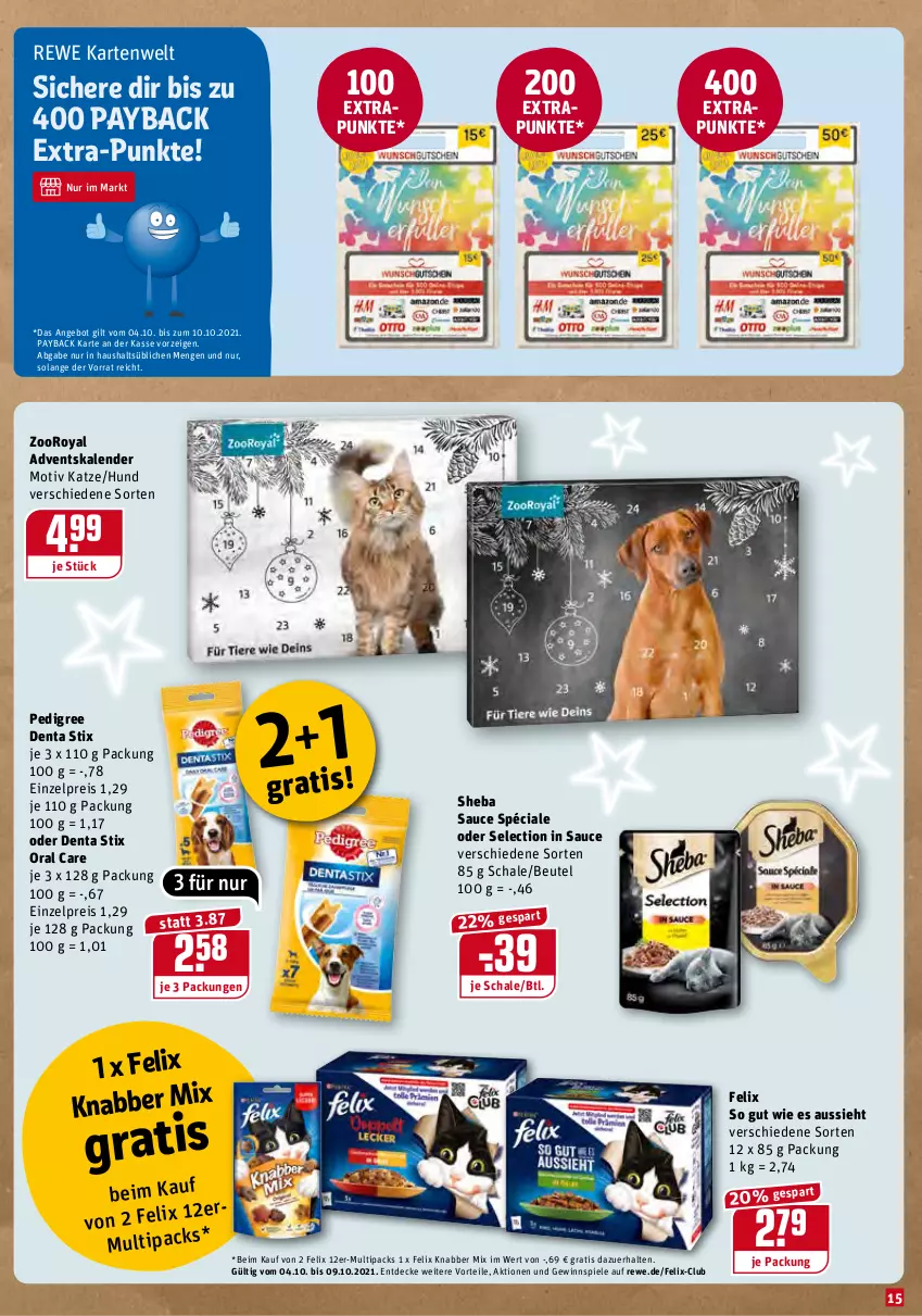 Aktueller Prospekt Rewe - Diese Woche im Angebot! - von 04.10 bis 09.10.2021 - strona 15