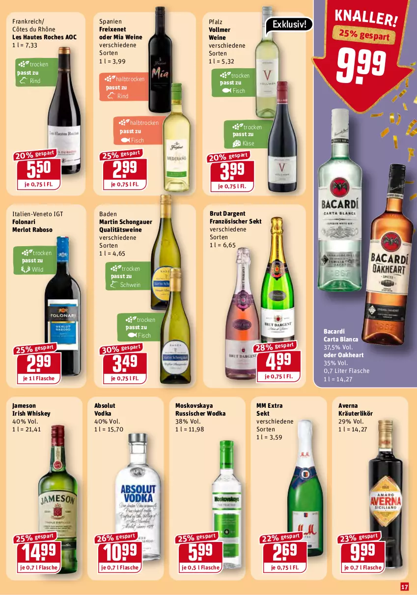 Aktueller Prospekt Rewe - Diese Woche im Angebot! - von 04.10 bis 09.10.2021 - strona 17