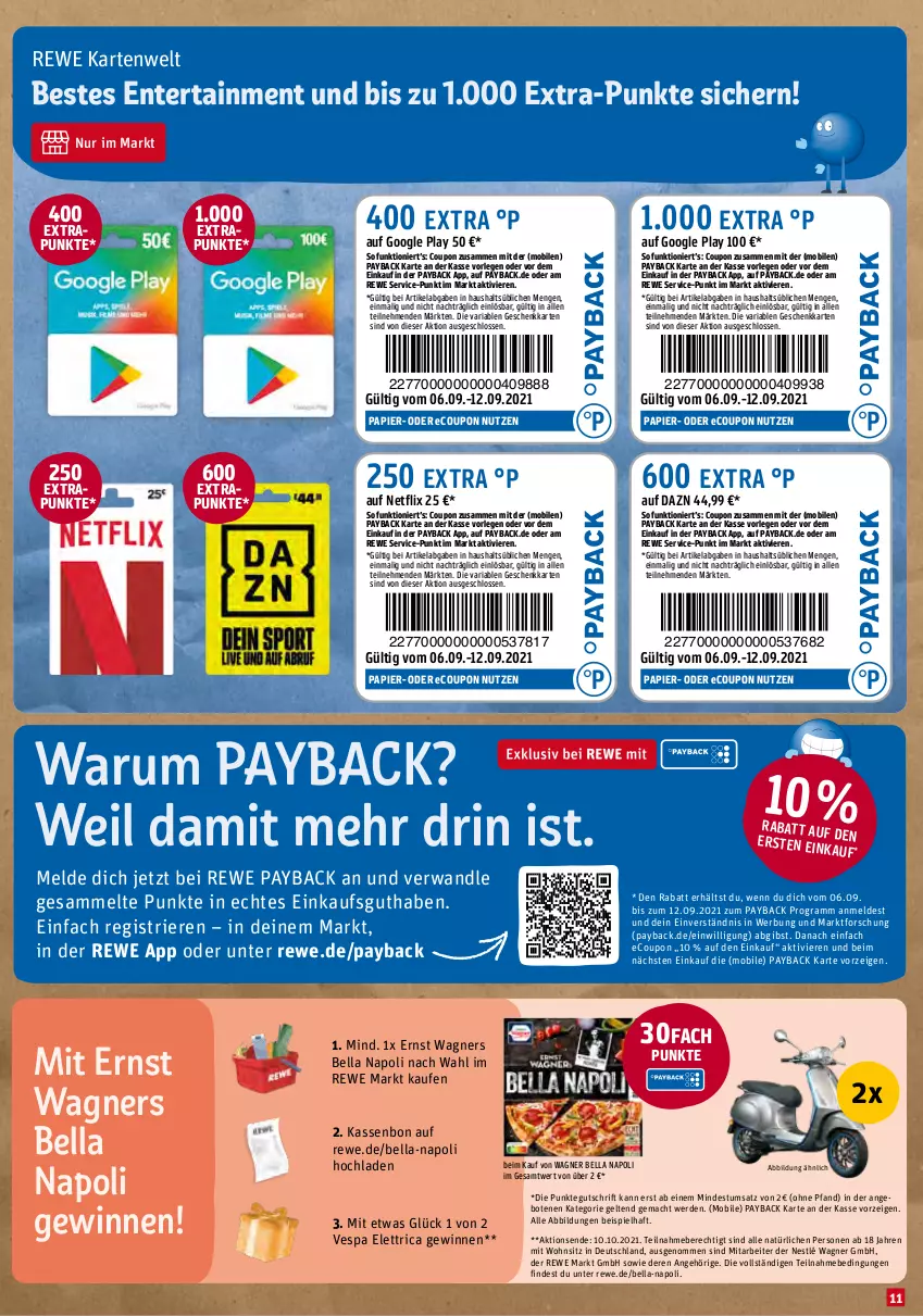 Aktueller Prospekt Rewe - Prospekte - von 06.09 bis 12.09.2021 - strona 11