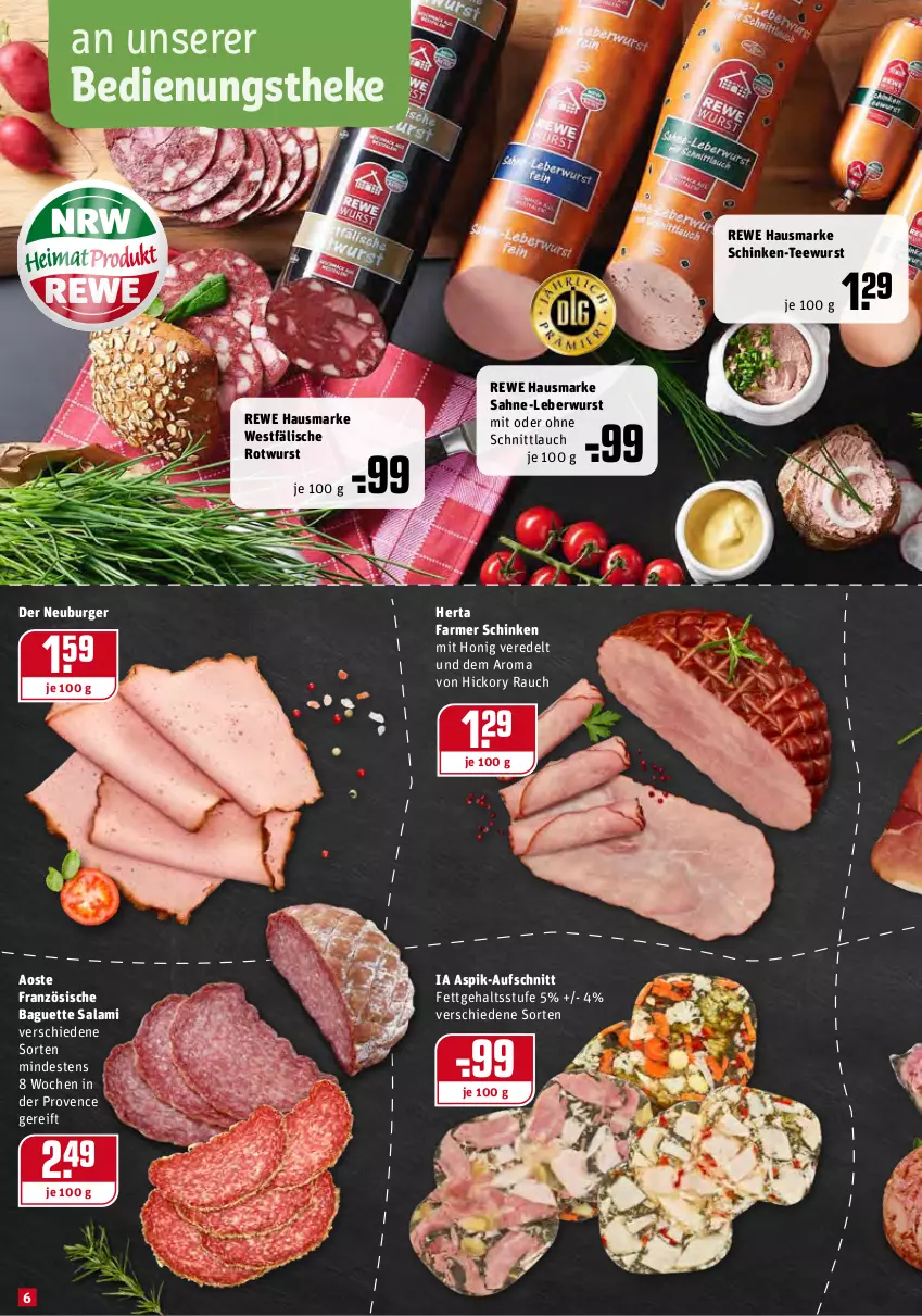 Aktueller Prospekt Rewe - Prospekte - von 06.09 bis 12.09.2021 - strona 6