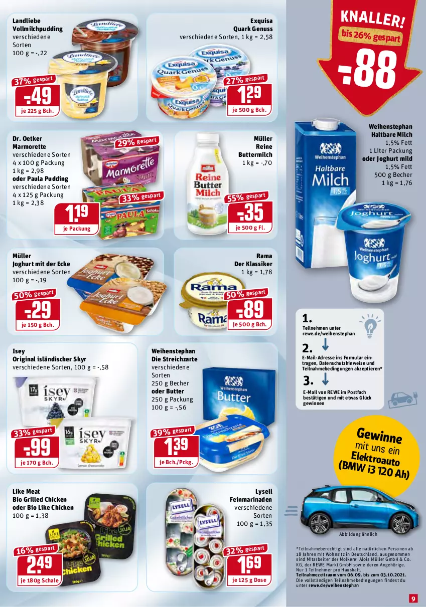 Aktueller Prospekt Rewe - Prospekte - von 06.09 bis 12.09.2021 - strona 9