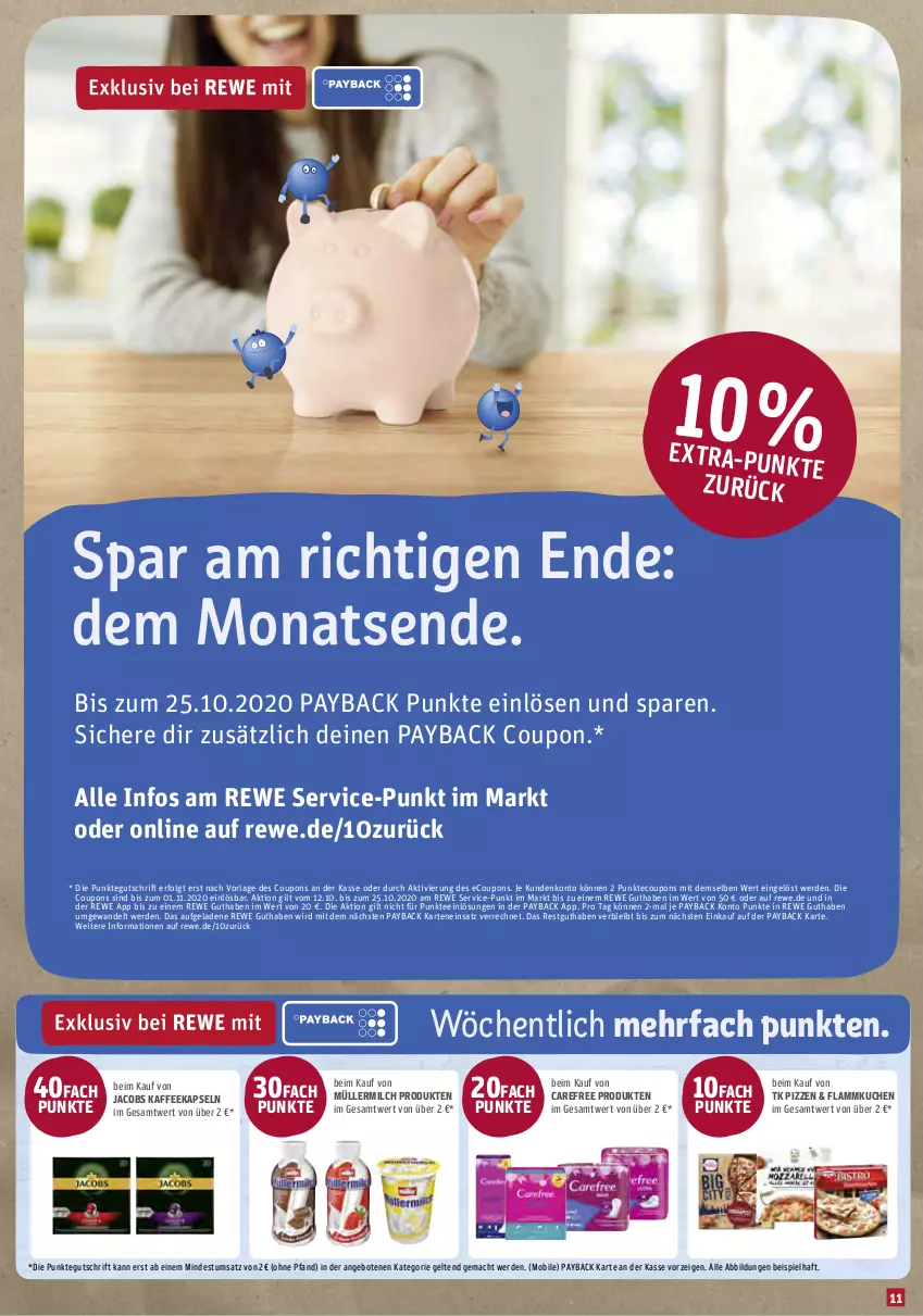 Aktueller Prospekt Rewe - Diese Woche im Angebot! - von 12.10 bis 17.10.2020 - strona 11