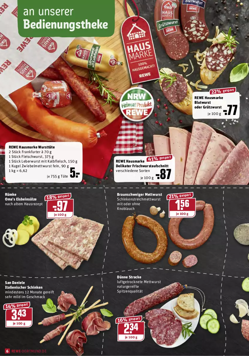 Aktueller Prospekt Rewe - Diese Woche im Angebot! - von 12.10 bis 17.10.2020 - strona 6