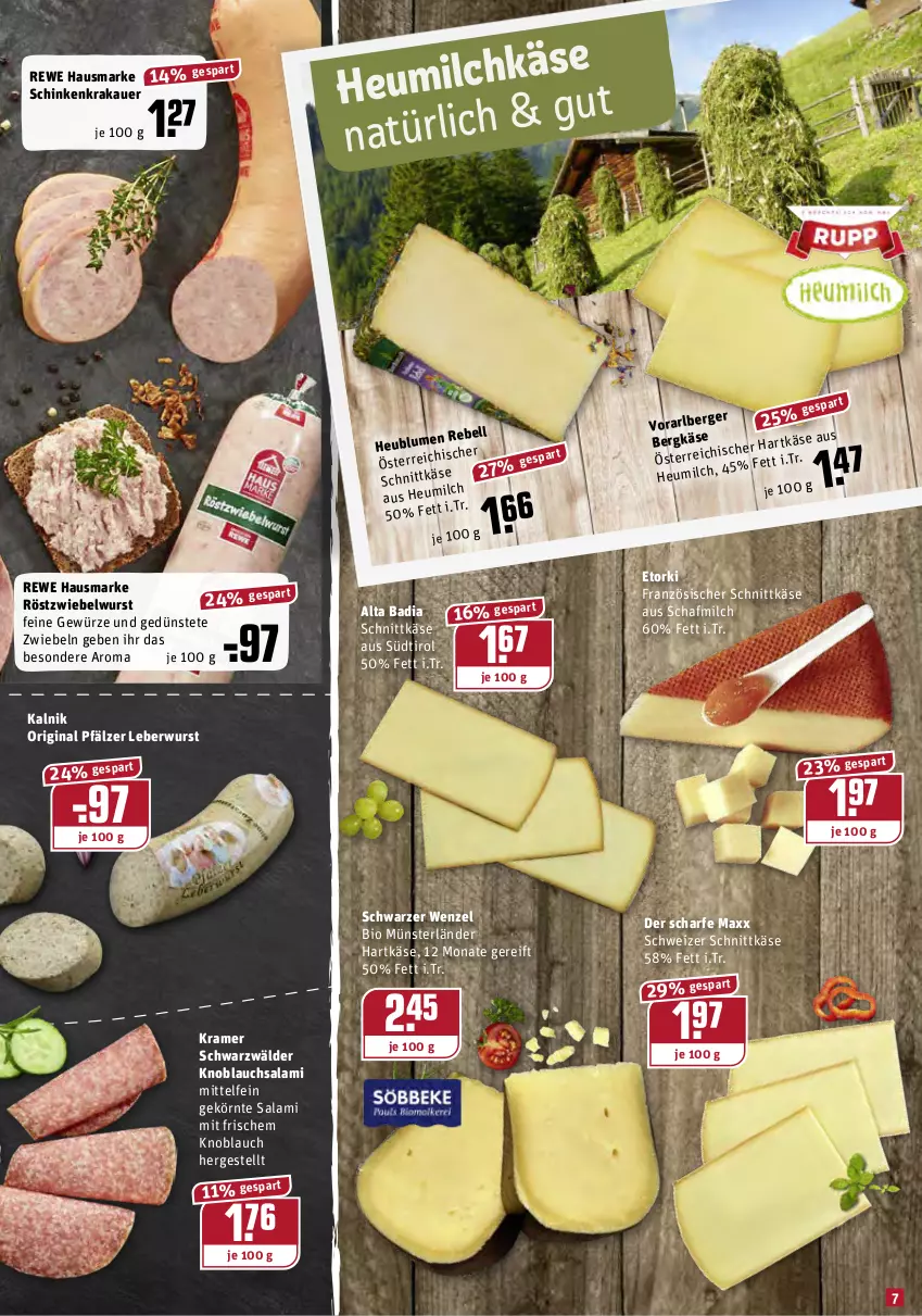 Aktueller Prospekt Rewe - Diese Woche im Angebot! - von 12.10 bis 17.10.2020 - strona 7