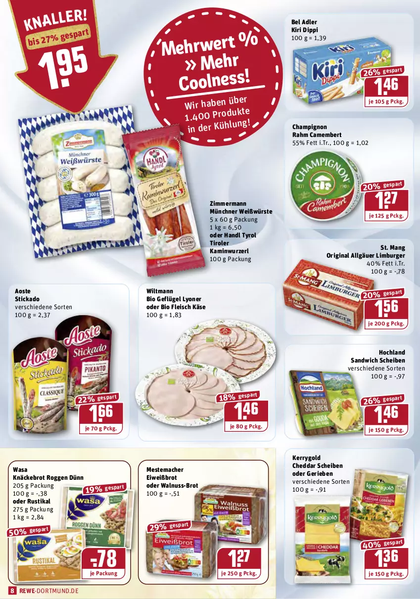 Aktueller Prospekt Rewe - Diese Woche im Angebot! - von 12.10 bis 17.10.2020 - strona 8