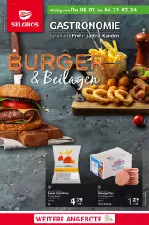 Gazetka promocyjna Selgros - Gastronomie - Gazetka - ważna od 21.02 do 21.02.2024 - strona 1 - produkty: angebot, angebote, beutel, burger, eis, reis, salomon