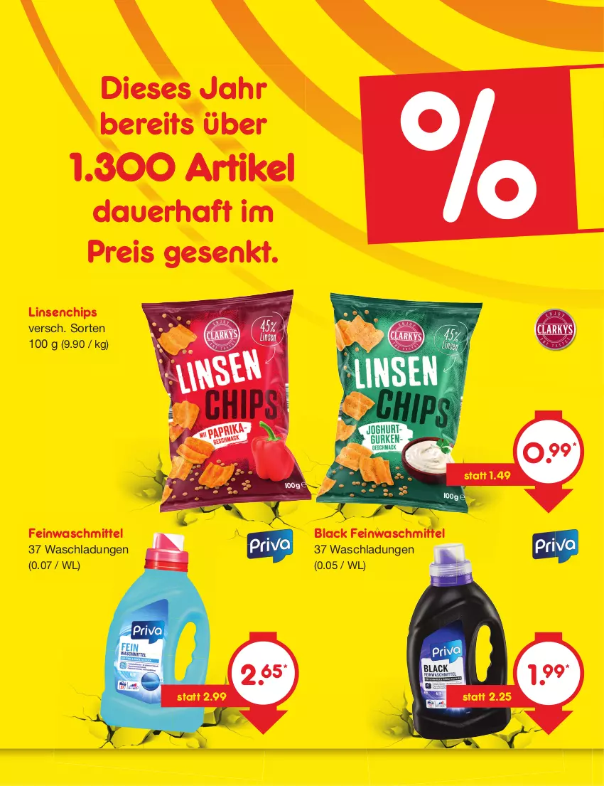 Aktueller Prospekt Netto Marken-Discount - Filial-Angebote - von 24.07 bis 29.07.2023 - strona 46 - produkty: auer, chips, eis, feinwaschmittel, lack, linsen, reis, Ti, waschmittel