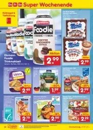 Gazetka promocyjna Netto Marken-Discount - Filial-Angebote - Gazetka - ważna od 29.07 do 29.07.2023 - strona 34 - produkty: aqua, auer, Bau, Bauer, bergader, bestpreis, ehrmann, eis, fertiggericht, fertiggerichte, filet, hähnchen-schenkel, henkel, hörnchen, iglo, Käse, käsescheiben, kühlregal, monte, ndk, pizza, regal, reis, salz, Schal, Schale, schenkel, schlemmer-filet, stieleis, Ti, Vegeta, Waffelhörnchen, wagner, zott, Zott Monte