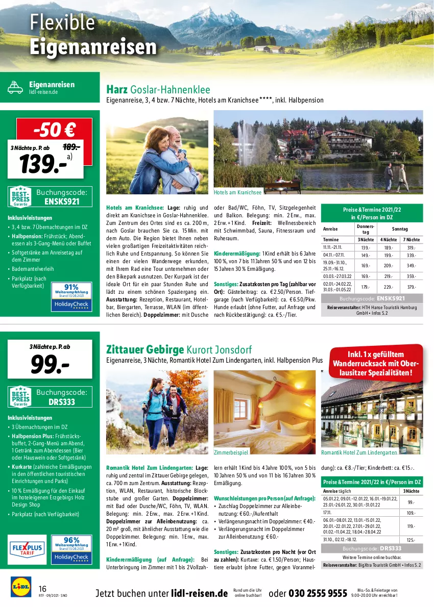 Aktueller Prospekt Lidl - Themenflyer September 2021 - von 15.09 bis 14.11.2021 - strona 16