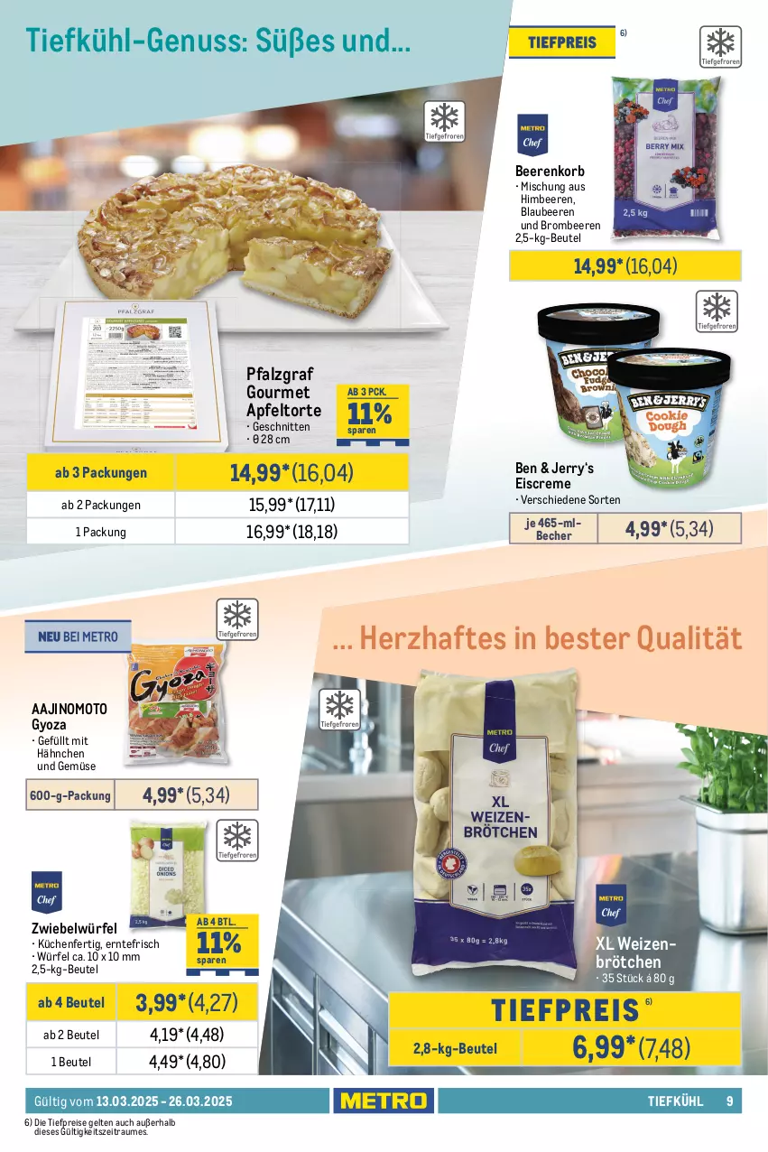 Aktueller Prospekt Metro - GastroJournal - von 12.02 bis 26.03.2025 - strona 9 - produkty: apfel, avocado, Becher, beere, beeren, beutel, Blaubeer, blaubeere, brombeere, brombeeren, brötchen, cocktail, cola, creme, eis, eiscreme, früchte, Gemüsezwiebel, himbeer, himbeere, himbeeren, korb, küche, Küchen, limette, limetten, Mett, metten, nuss, obst, reis, rispentomaten, rucola, sac, schnitten, Ti, tiefpreis, tomate, tomaten, torte, und gemüse, weizenbrötchen, würfel, Yo, zwiebel, zwiebeln