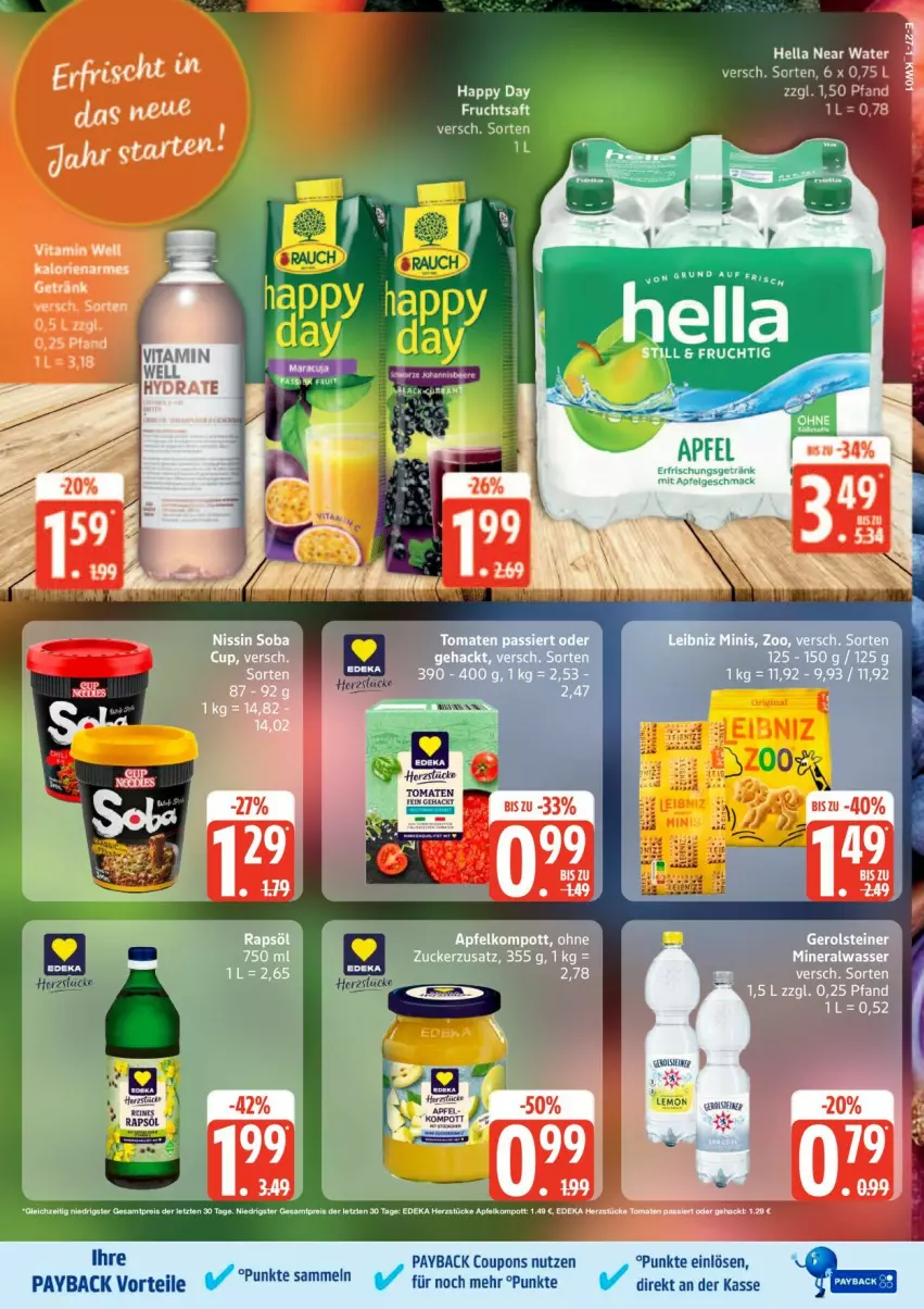 Aktueller Prospekt Edeka - Prospekte - von 30.12.2026 bis 03.01.2027 - strona 31 - produkty: coupon, coupons, eier, Happy Day, hella, payback, tee