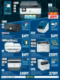 Gazetka promocyjna Metro - Technik Spezial - Gazetka - ważna od 01.06 do 01.06.2022 - strona 17 - produkty: auto, axe, brot, brother, canon, drucker, elle, ente, HP, Kette, lack, office, OfficeJet, papier, rum, sim, Software, teller, Ti, tisch, Toner, top-hit, touchscreen, usb