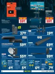 Gazetka promocyjna Metro - Technik Spezial - Gazetka - ważna od 01.06 do 01.06.2022 - strona 22 - produkty: Abtei, alexa, auto, batterie, batterien, blu-ray, Blu-ray player, eis, Elektro, elle, fernbedienung, koffer, Lampe, longlife, ndk, Rauch, rum, schirme, soundbar, spielzeug, Subwoofer, Tasche, taschen, taschenlampe, Ti, tisch, top-hit, uhd, uhr, wandhalterung, wanduhr, weck