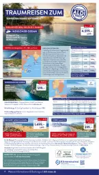 Gazetka promocyjna AldiSud - ALDI REISEN: GEWINNSPIEL & ANGEBOTE - Gazetka - ważna od 30.09 do 30.09.2023 - strona 4 - produkty: aldi, balkonkabine, buch, cocktail, diadem, drucker, eier, eis, elle, Engel, gutschein, gutscheine, inklusivleistungen, kaffee, kerze, Kinder, knallerpreis, kreuzfahrten, LG, reis, reiseverlauf, Ria, rwe, Schal, sekt, tee, telefon, Ti, uhr, ZTE