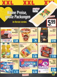 Gazetka promocyjna Edeka - Angebote der Woche - Gazetka - ważna od 07.10 do 07.10.2023 - strona 9 - produkty: ACC, apfel, Apfel-Nektar, batterie, batterien, bohne, chia, colorwaschmittel, eis, flasche, gouda, kochschinken, latte, leine, Leuchte, leuchten, LG, mac, macchiato, Nektar, orange, orangen, Orangen-Nektar, reis, schinken, Tasche, taschen, taschentücher, Ti, tücher, vita, waschmittel