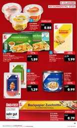 Gazetka promocyjna Kaufland - Prospekt - Gazetka - ważna od 29.05 do 29.05.2024 - strona 15 - produkty: angebot, angebote, auer, aufstrich, Becher, brot, brotaufstrich, chicken nuggets, curry, dip, edamer, eis, erdnüsse, fleisch, Hähnchenfleisch, kräuter, kräutern, lachs, lachsschinken, leine, nuggets, papier, salz, schinken, Ti