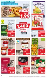 Gazetka promocyjna Kaufland - Prospekt - Gazetka - ważna od 29.05 do 29.05.2024 - strona 28 - produkty: angebot, auer, aufstrich, bella crema, beutel, bio, burger, Cap, creme, dallmayr, dallmayr capsa, eduscho, eis, espresso, filterkaffee, fleisch, frucht, fruchtaufstrich, früchte, früchten, intenso, kaffee, kaffee-pads, kaffeekapseln, kakao, kartoffel, Kartoffeltaschen, Käse, konfitüre, landliebe, lungo, melitta, nespresso, nuggets, nuss, nuss-nougat-creme, prodomo, smoothie, smoothies, snack, Tasche, taschen, tee, Ti, tiefkühlkost, Vegane Fleisch, Yo, ZTE