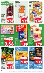 Gazetka promocyjna Kaufland - Prospekt - Gazetka - ważna od 29.05 do 29.05.2024 - strona 46 - produkty: angebot, beutel, bohne, bohnen, brötchen, butter, butterkeks, champignon, champignons, chips, cracker, creme, eintopf, eis, frucht, fruchtgummi, fruchtgummis, gelatine, katjes, keks, kekse, kidney, kitkat, Lakritz, leibniz, lion, maggi, nestlé, oder lakritz, rosen, salat, salate, smarties, snack, Ti, topf, ZTE