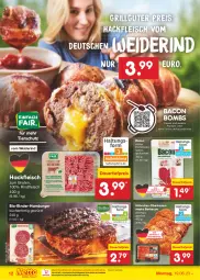 Gazetka promocyjna Netto Marken-Discount - Filial-Angebote - Gazetka - ważna od 24.06 do 24.06.2023 - strona 12 - produkty: auer, bacon, barbecue, bestpreis, bio, braten, burger, dauertiefpreis, eis, fleisch, Frühstücksspeck, gewürz, grill, hackfleisch, Hähnchen-Oberkeulen, hamburger, küche, Küchen, LG, ndk, reis, rezept, rezepte, rind, rinder, rindfleisch, sac, Speck, steak, steaks, Ti, tiefpreis