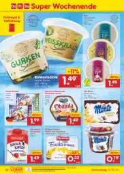 Gazetka promocyjna Netto Marken-Discount - Filial-Angebote - Gazetka - ważna od 24.06 do 24.06.2023 - strona 32 - produkty: Alpenhain, bestpreis, camembert, camembert creme, creme, dessert, desserts, dip, ehrmann, eis, früchte, Grießtraum, kühlregal, monte, ndk, obazda, regal, reis, rel, salat, salate, Soße, Ti, vanille, zott, Zott Monte, zottarella