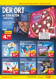 Gazetka promocyjna Netto Marken-Discount - Filial-Angebote - Gazetka - ważna od 24.06 do 24.06.2023 - strona 33 - produkty: angebot, angebote, bestpreis, creme, daim, dovgan, eis, eiscreme, karamell, Kinder, kinder schokolade, milch, milka, nestlé, nestlé schöller, oder yogurette, oreo, Paw Patrol, Peppa Pig, pizza, reis, salz, sandwich, sauce, saucen, schoko, schokolade, Schöller, stieleis, Ti, vanille, vollmilch, Wild, Yo, yogurette, ZTE