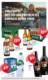 Gazetka promocyjna Getraenke Hoffmann - Prospekte - Gazetka - ważna od 09.11 do 09.11.2024 - strona 6 - produkty: abholpreise, Alwa, baileys, bier, eis, elle, ente, erdinger, getränk, getränke, gewinnspiel, gin, irish cream, mineralwasser, natur, natürliches mineralwasser, pils, pilsener, reis, rel, Spiele, Ti, veltins, veltins pilsener, volvic, volvic natürliches, wasser, ZTE