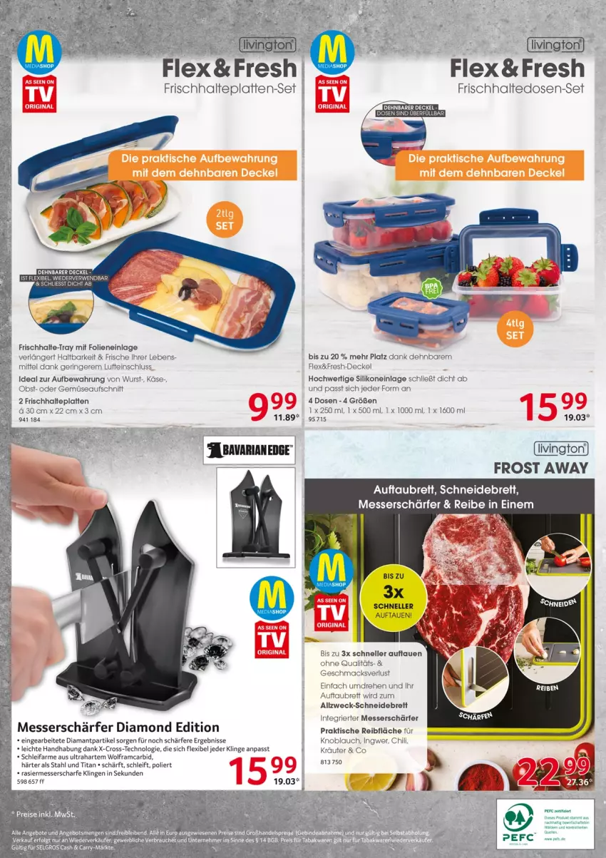 Aktueller Prospekt Selgros - Non Food - von 03.11 bis 09.11.2022 - strona 36 - produkty: aldi, aufschnitt, bett, Betten, Brei, chili, decke, Deckel, eis, elle, ingwer, Käse, knoblauch, kräuter, latte, LG, mac, messer, obst, reis, Ria, ring, rwe, schneidebrett, Ti, tisch, weck, wurst