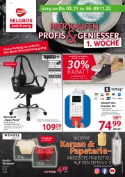 Gazetka promocyjna Selgros - Non Food - Gazetka - ważna od 09.11 do 09.11.2022 - strona 1 - produkty: Adidas, angebot, angebote, auer, Bad, Brei, drucker, eis, elle, ente, Germ, kerze, puma, reis, rückenlehne, sandale, sandalen, schuhe, smartphone, Sport, sportschuhe, stuhl, Ti