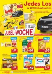 Gazetka promocyjna Netto Marken-Discount - Filial-Angebote - Gazetka - ważna od 10.09 do 10.09.2022 - strona 16 - produkty: bestpreis, bohne, bohnen, bohnenkaffee, butter, coupon, Dr. Oetker, eis, elle, ferrero, golden toast, jacobs, kaffee, Kinder, kinder pingui, knorr, korn, löslicher bohnenkaffee, milch, ndk, pingui, pom-bär, pudding, reis, Ti, toast, tomato al gusto, usb, vanille, versandkostenfrei