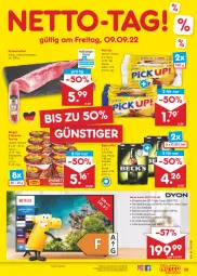 Gazetka promocyjna Netto Marken-Discount - Filial-Angebote - Gazetka - ważna od 10.09 do 10.09.2022 - strona 39 - produkty: angebot, Bau, bestpreis, deo, eis, Elektro, elle, fernbedienung, filet, HDMI, maggi, netflix, pils, reis, schwein, schweine, schweinefilet, terrine, Ti, tuner, usb, wein, weine, ZTE