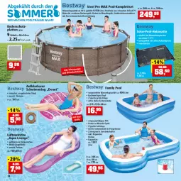 Gazetka promocyjna Thomas Philipps - Prospektwerbung - Gazetka - ważna od 07.05 do 07.05.2022 - strona 14 - produkty: bestway, Brei, Donut, family pool, getränk, getränke, getränkehalter, latte, LG, Liege, mac, Mode, pool, Ria, ring, rückenlehne, rwe, schwimmring, steel pro, tee, Ti, wasser