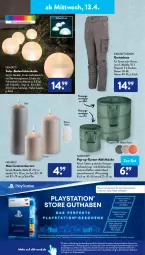 Gazetka promocyjna AldiSud - ALDI Aktuell - Gazetka - ważna od 16.04 do 16.04.2022 - strona 24 - produkty: aldi, alle artikel ohne dekoration, angebot, auer, Behälter, casa deco, dekoration, dell, eis, elle, gardenline®, Garten, gin, hose, kerze, Kette, kleid, Kleidung, laterne, lichterkette, Mode, resa, Schal, Sport, Ti, tisch, wasser, ZTE