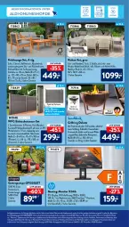 Gazetka promocyjna AldiSud - ALDI Aktuell - Gazetka - ważna od 16.04 do 16.04.2022 - strona 35 - produkty: aldi, angebot, angebote, aust, bambus, Bank, dell, edelstahl, elle, ente, erde, feuerschale, Garten, Gartenpumpe, grill, Holz, ips-display, kaffee, kissen, LG, Liege, lounge-set, Mode, monitor, ring, Rückenkissen, rückenlehne, rwe, Schal, Schale, sessel, Sitzhöhe, Sofa, Stühl, Ti, tisch