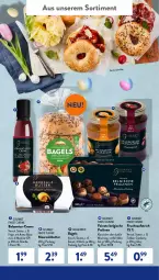 Gazetka promocyjna AldiSud - ALDI Aktuell - Gazetka - ważna od 16.04 do 16.04.2022 - strona 47 - produkty: aceto, aceto balsamico, aufstrich, Bagel, balsam, balsamico, Belgische Pralinen, butter, cranberry, creme, eis, flasche, frucht, fruchtaufstrich, LG, meersalz, Meersalzbutter, Mode, pralinen, reis, salz, sesam, Ti