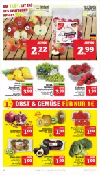 Gazetka promocyjna Marktkauf - Prospekt - Gazetka - ważna od 13.01 do 13.01.2024 - strona 12 - produkty: beere, beeren, brokkoli, eis, erdbeere, erdbeeren, kiwi, reis, tafeltrauben, Ti, tomate, tomaten, trauben, ZTE