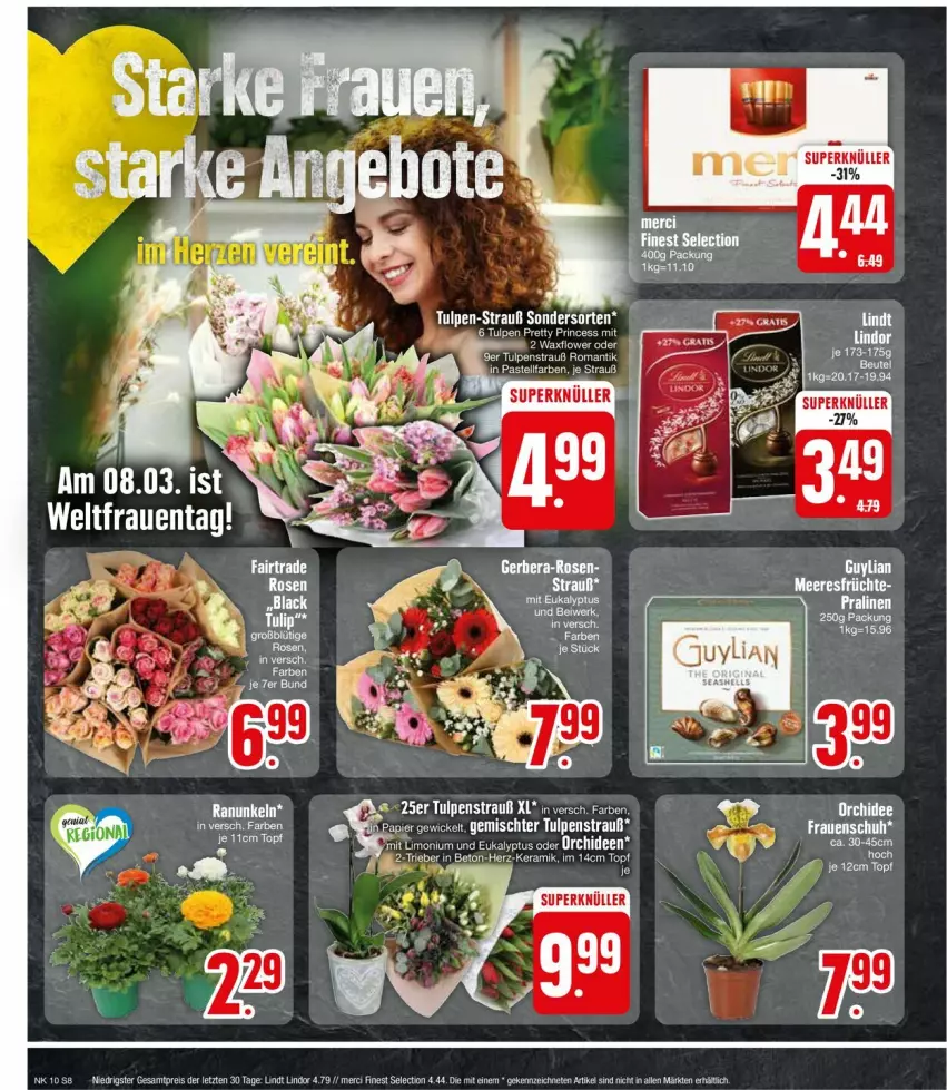 Aktueller Prospekt Edeka - Prospekte - von 04.03 bis 09.03.2024 - strona 8 - produkty: limo, papier, topf, uhr