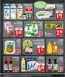 Gazetka promocyjna Edeka - Prospekte - Gazetka - ważna od 09.03 do 09.03.2024 - strona 19 - produkty: adelholzener, alpro, Becher, beutel, drink, eis, flasche, hafer, Holz, iglo, joghur, joghurt, Käse, reis, salami, schinken, schinken spicker, sim, soya, Ti, ZTE