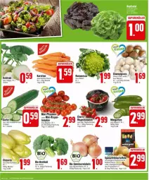 Gazetka promocyjna Edeka - Prospekte - Gazetka - ważna od 09.03 do 09.03.2024 - strona 2 - produkty: beutel, bio, Bio-Gemüse, braun, brokkoli, champignon, champignons, eis, Frühkartoffeln, Gemüsezwiebel, gurke, gurken, karotten, kartoffel, kartoffeln, kohlrabi, mehl, pflaume, pflaumen, rispentomaten, Schal, Schale, speisefrühkartoffeln, tomate, tomaten, zwiebel, zwiebeln
