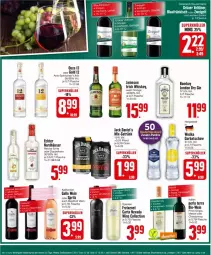 Gazetka promocyjna Edeka - Prospekte - Gazetka - ważna od 09.03 do 09.03.2024 - strona 20 - produkty: bio, Bio-Wein, chardonnay, doppelkorn, dry gin, flasche, freixenet, gallo, getränk, gin, Gorbatschow, irish whiskey, jack daniel, jack daniel's, jameson, korn, likör, london dry, london dry gin, merl, merlot, orange, ouzo, ouzo 12, perla, Pinot, pinot grigio, Ti, wein, whiskey, wodka, Zweigelt