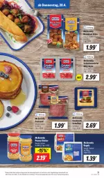 Gazetka promocyjna Lidl - Aktionsprospekt - Gazetka - ważna od 22.04 do 22.04.2023 - strona 35 - produkty: angebot, Astra, Bagel, bites, butter, eis, mcennedy, pastrami, peanut butter, preisvorteil, reis, sandwich, schinken, Ti, würfel, ZTE